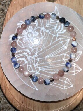 Sodalite & Sunstone Vitality Bracelet